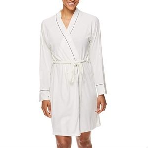 Tahari Womens Lightweight Short Robe Bathrobe
